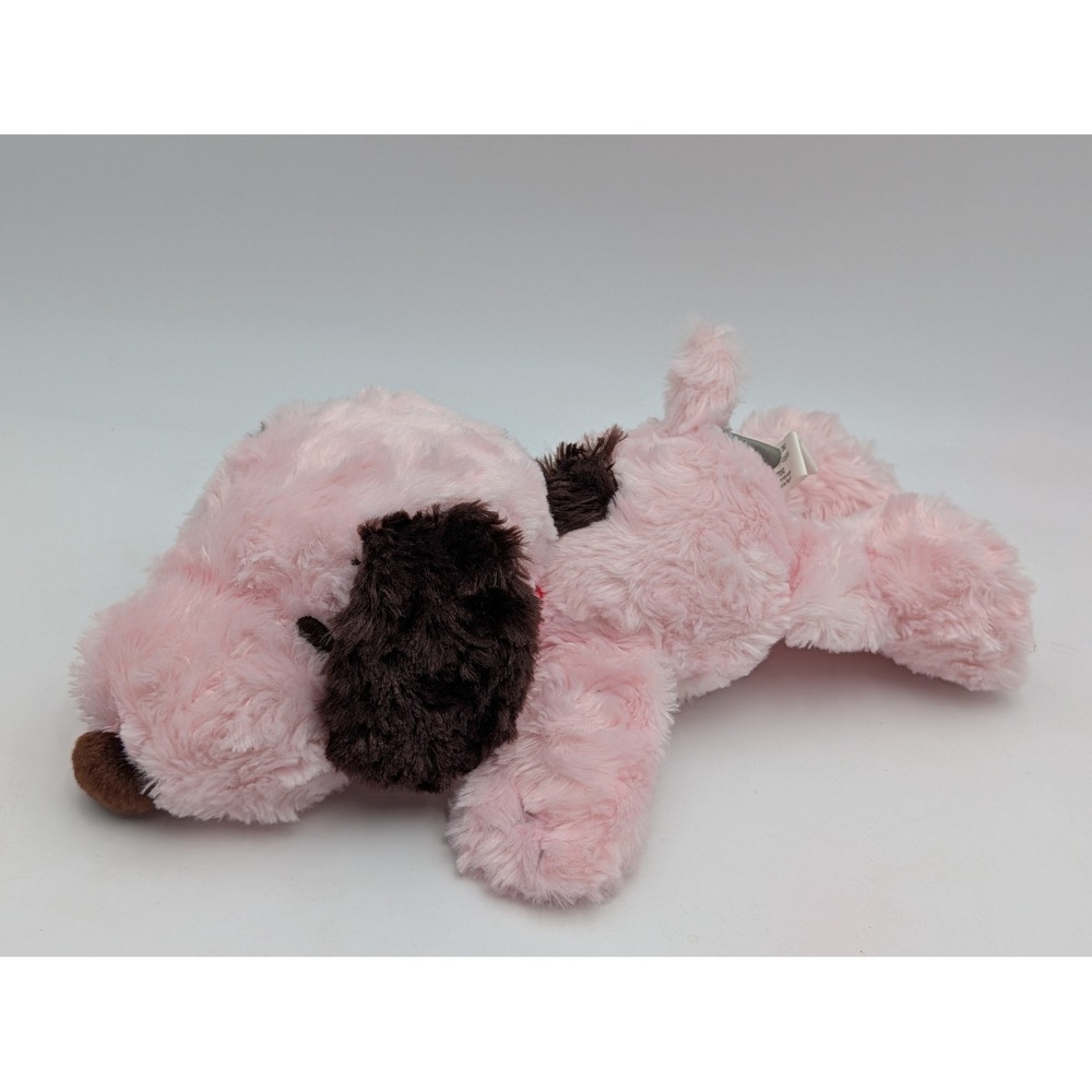Hallmark Peanuts Snoopy Plush Pink Brown Happiness Dog Floppy 12in 2017